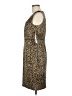 Tahari Animal Print Brown Cocktail Dress Size 6 - photo 5