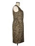 Tahari Animal Print Brown Cocktail Dress Size 6 - photo 4