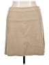 Studio M Solid Tan Casual Skirt Size XL - photo 1