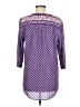 BCBGMAXAZRIA Floral Paisley Purple 3/4 Sleeve Blouse Size M - photo 2