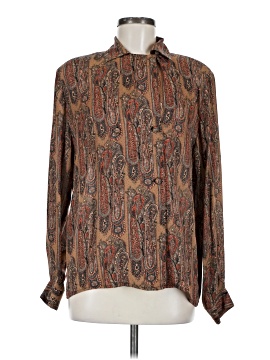 Doncaster Collection Long Sleeve Silk Top