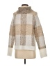 RD Style Plaid Tan Turtleneck Sweater Size XS - photo 1