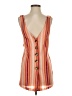 Free People 100% Polyester Orange Sleeveless Blouse Size XS - photo 1