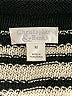 Christopher & Banks Stripes Black Pullover Sweater Size M - photo 7