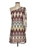My Michelle 100% Polyester Print Ivory Cocktail Dress Size S - photo 1