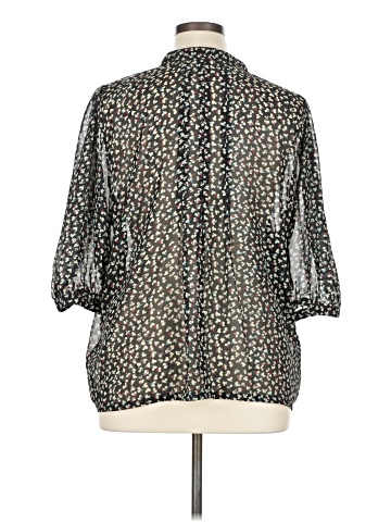 Black Rainn 3/4 Sleeve Blouse (view 2)
