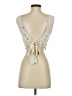 Shein 100% Polyester Ivory Sleeveless Blouse Size 2 - photo 2