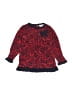 Hartstrings 100% Cotton Paisley Red Pullover Sweater Size 2T - photo 1