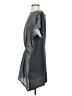 Max & Co Metallic Gray Casual Dress Size S - photo 5