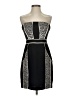 Max and Cleo Graphic Black Cocktail Dress Size 2 - photo 1