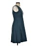 Ann Taylor Solid Teal Casual Dress Size 2 - photo 4