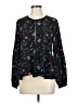 Mo:Vint 100% Polyester Black Long Sleeve Blouse Size M - photo 1