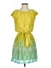 Guess 100% Polyester Tie-dye Green Casual Dress Size 0 - photo 1