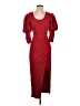 Self-Portrait 100% Polyester Red Cocktail Dress Size 2 - photo 1