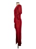 Self-Portrait 100% Polyester Red Cocktail Dress Size 2 - photo 5
