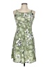 Especially Yours 100% Polyester Tropical Green Casual Dress Size 9 - 10 - photo 1