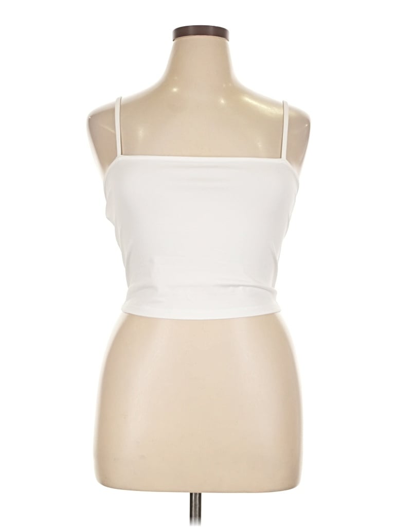Pre-owned Cider Tube Top Ivory Strapless Neckline Tops In White