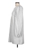 Nine West Solid Gray Casual Dress Size L - photo 5