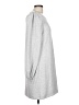 Nine West Solid Gray Casual Dress Size L - photo 4