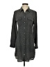 Equipment Polka Dots Gray 3/4 Sleeve Button-Down Shirt Size S (estimated) - photo 1