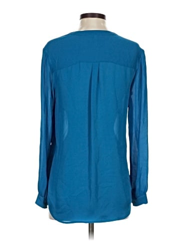 Joie Long Sleeve Silk Top (view 2)