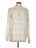 Current/Elliott 100% Cotton Ivory Long Sleeve Blouse Size Lg (3) - photo 1