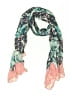 Assorted Brands 100% Polyester Floral Teal Blue Scarf One size - photo 1