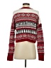 Jessica Simpson Print Red Pullover Sweater Size S - photo 2