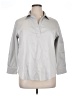 Tish Cox Gray 3/4 Sleeve Button-Down Shirt Size XL - photo 1