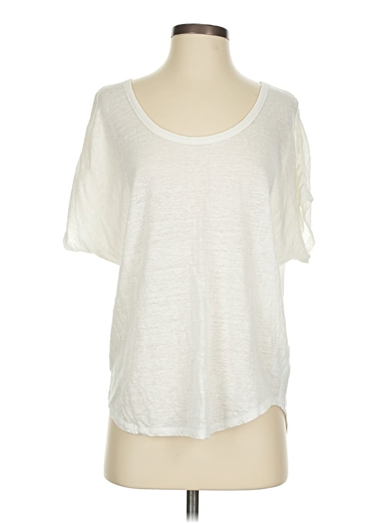 Pre-owned Joie Short Sleeve T-shirt In White