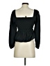 J.Crew Black Long Sleeve Blouse Size S - photo 2