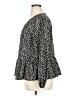 Shein Curve 100% Polyester Black Long Sleeve Blouse Size 1X - photo 5