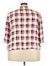 Weekend Suzanne Betro 100% Polyester Burgundy 3/4 Sleeve Blouse Size 3X - photo 2