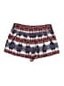 Zara Chevron-herringbone Red Shorts Size 4 - photo 1