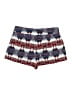 Zara Chevron-herringbone Red Shorts Size 4 - photo 2