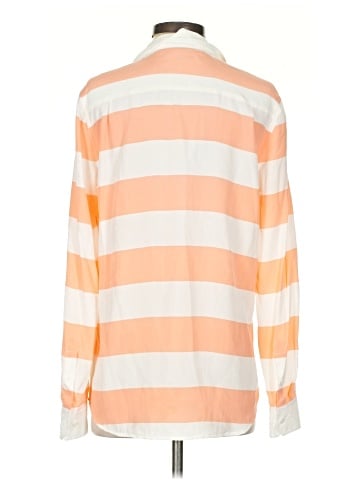 Equipment Long Sleeve Silk Top (view 2)