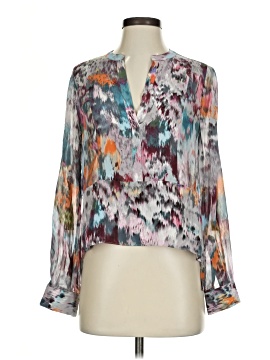 Bcbgmaxazria Long Sleeve Silk Top