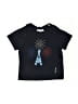 Jacadi Stars Black Short Sleeve T-Shirt 9-12 MO / 12 MO - photo 1