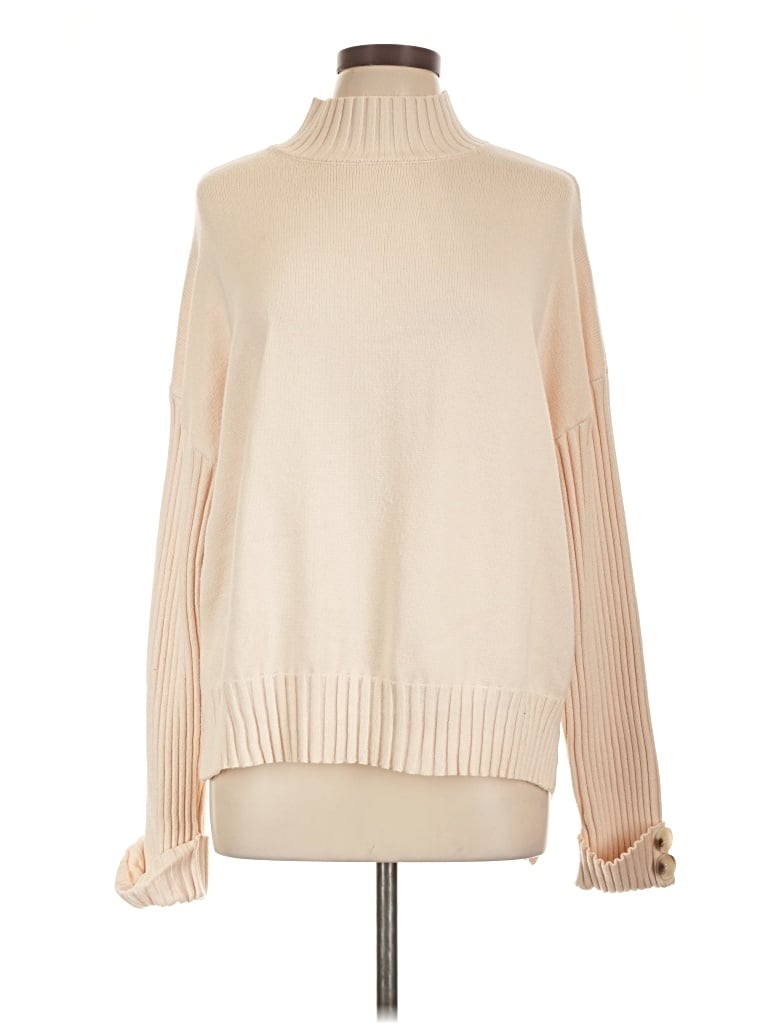 Pre-owned Anrabess Turtleneck Sweater In White