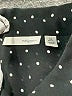 Halogen 100% Polyester Polka Dots Black Long Sleeve Blouse Size XS - photo 7