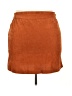 Shein 100% Polyester Solid Brown Casual Skirt Size 3X - photo 2