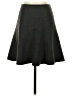 Ann Taylor 100% Polyester Solid Gray Casual Skirt Size 2 - photo 1