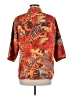 Chico's 100% Polyester Animal Print Orange 3/4 Sleeve Blouse Size Med (1) - photo 2