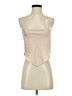 Cotton Candy LA 100% Polyester Tan Halter Top Size M - photo 1