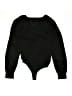 Krisa 100% Polyester Black Bodysuit Size XS - photo 2