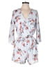 Everly 100% Polyester Floral Blue Romper Size S - photo 1