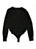 Krisa 100% Polyester Black Bodysuit Size XS - photo 1