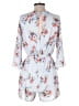 Everly 100% Polyester Floral Blue Romper Size S - photo 2