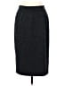 Max Mara 100% Cotton Tweed Gray Green Formal Skirt Size 14 - photo 1