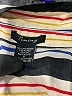 Timing 100% Polyester Stripes Black 3/4 Sleeve Blouse Size S - photo 7